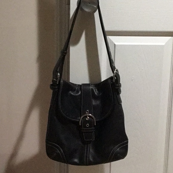 COACH Vintage 9480 Soho Black Leather Shoulder Bag  - see description - Picture 2 of 11